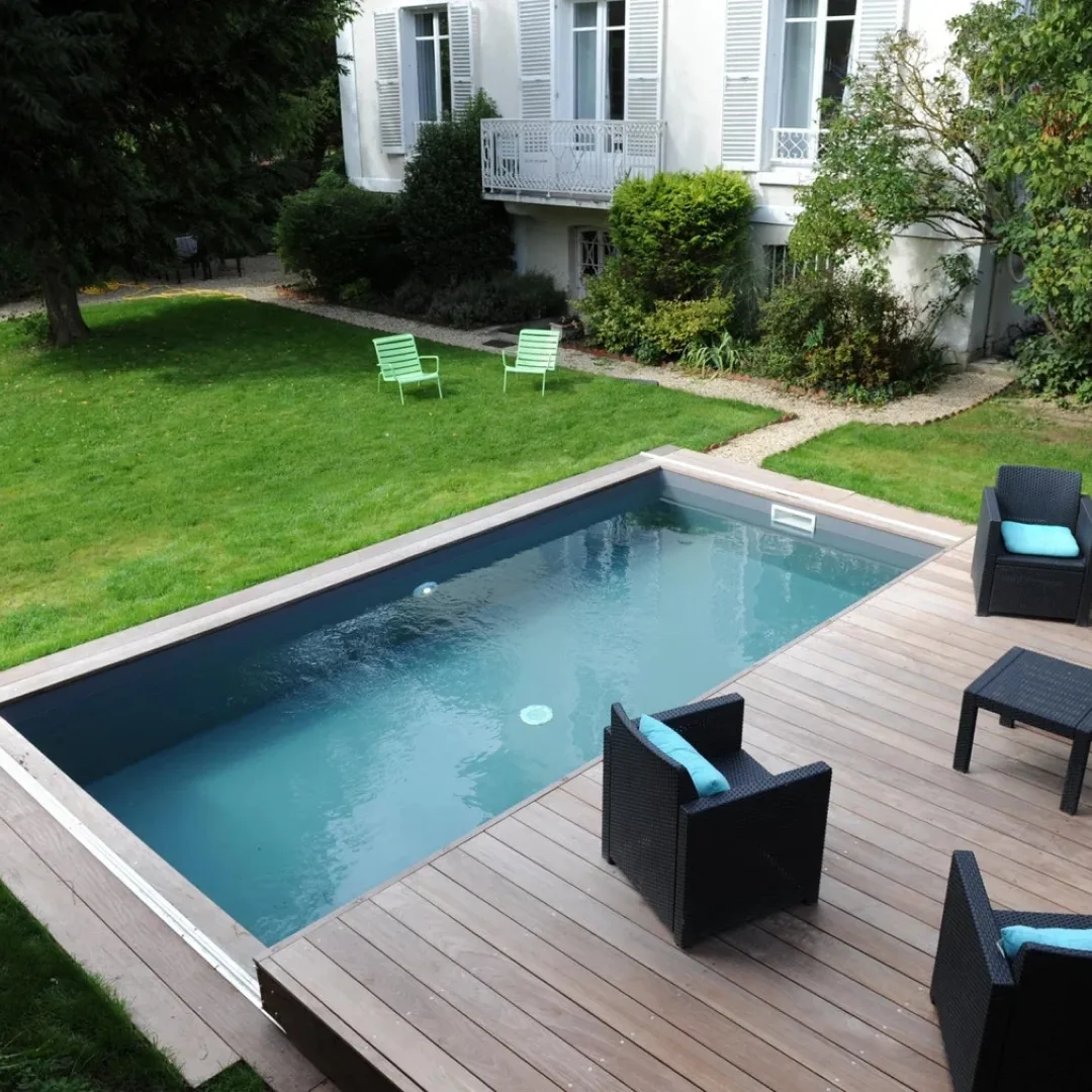 Раздвижная терраса для бассейна в Оренбурге