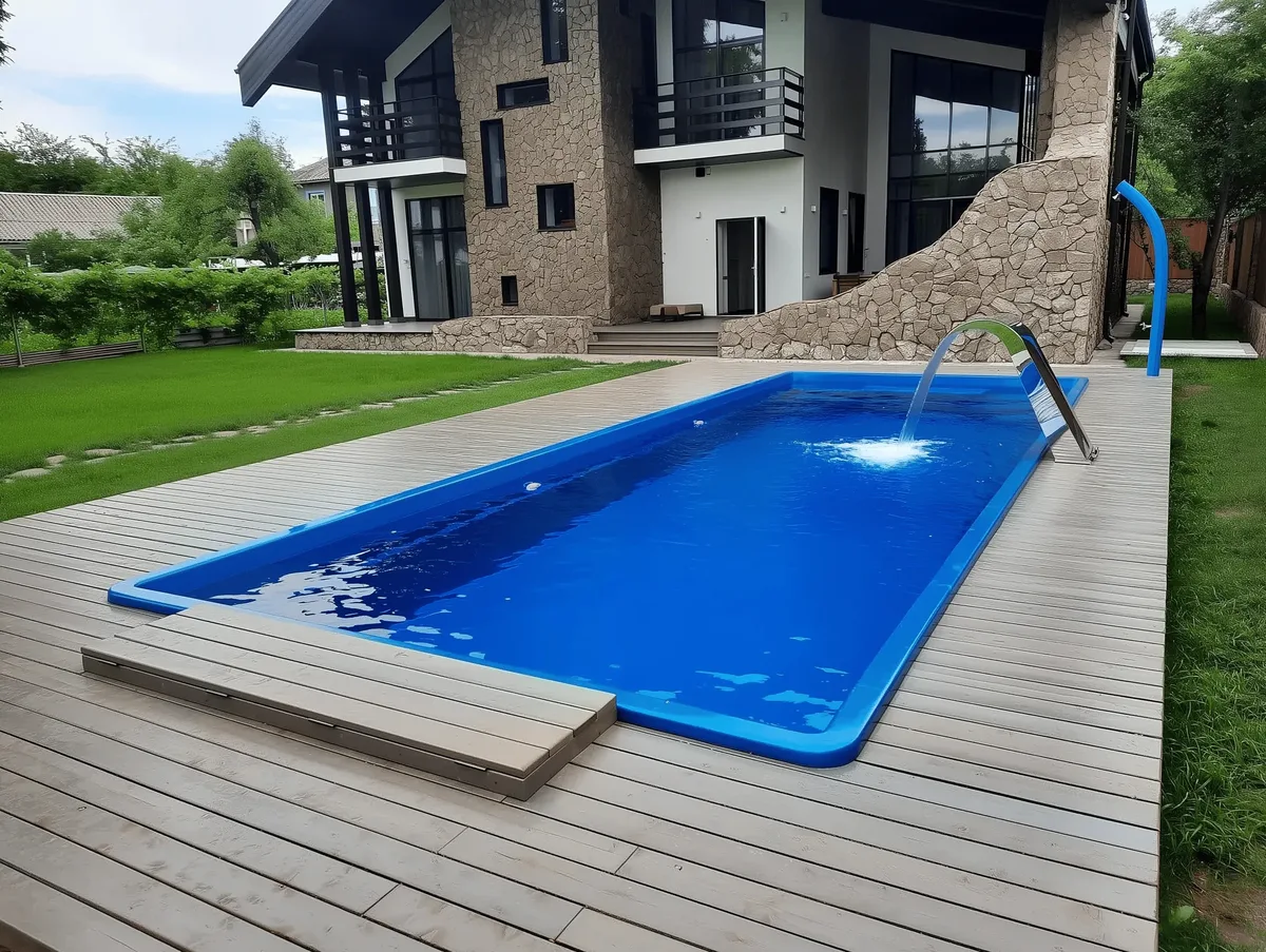 Композитный бассейн Laguna 9 — вид сверху в Оренбурге