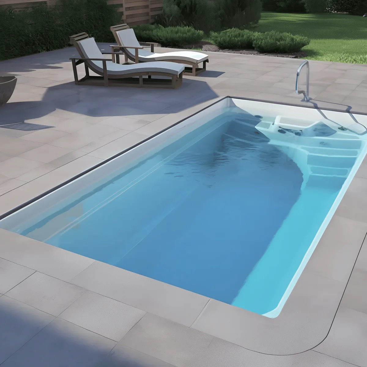 Композитный бассейн Laguna 5 — вид сверху в Оренбурге