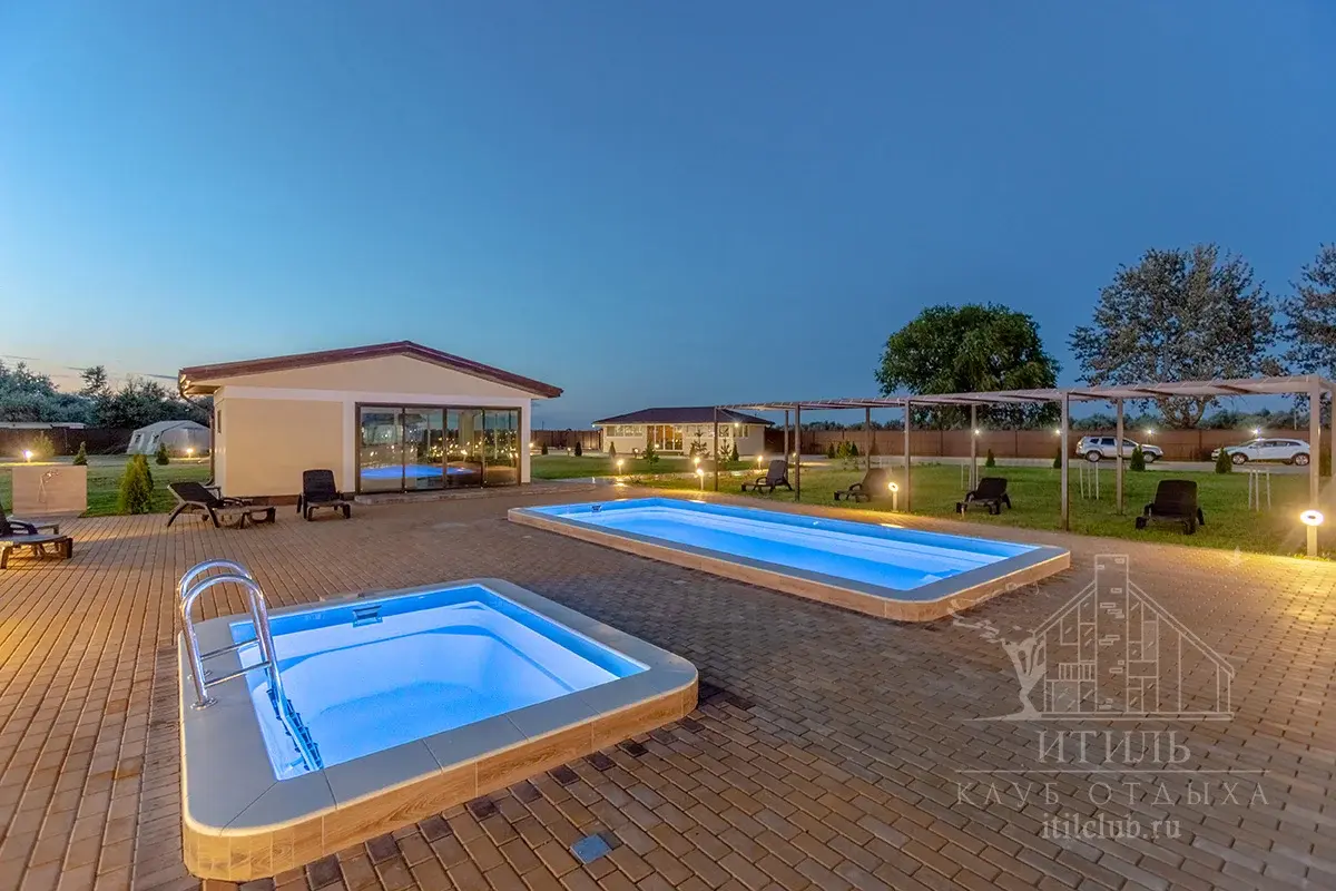 Композитная купель Laguna 3 — установка в Оренбурге